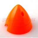 Fluor.kužel 63mm ORANŽ 2-listý