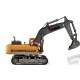 Excavator/Lžícový bagr, RC set 2.4GHz, patinovaný