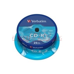 VERBATIM CD-R 25Pack Spindle/ Extra Protection/ DL/ 52x/ 700MB