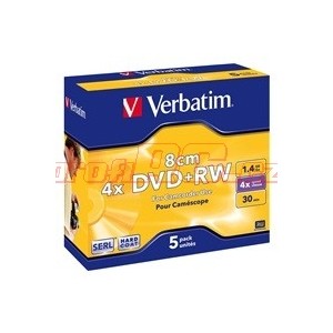 VERBATIM DVD+RW 8cm/Jewel/4x//1.4GB