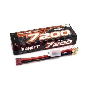 KONECT LiPo 7200mah 7.4V 50C 2S1P 53,2Wh (T-Dean )