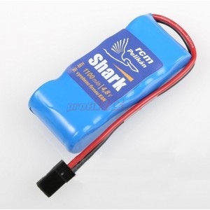 4.8V 1100mAh Rx plochý pack JR KAN